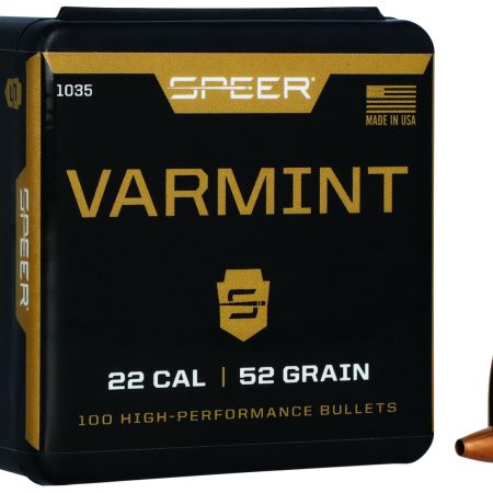 Speer 1035 Varmint  22Cal 52gr Hollow Point 100 Per Box/5 Case