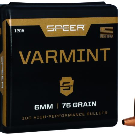 Speer 1205 Varmint  6mm 75gr Jacketed Hollow Point 100 Per Box/5 Case