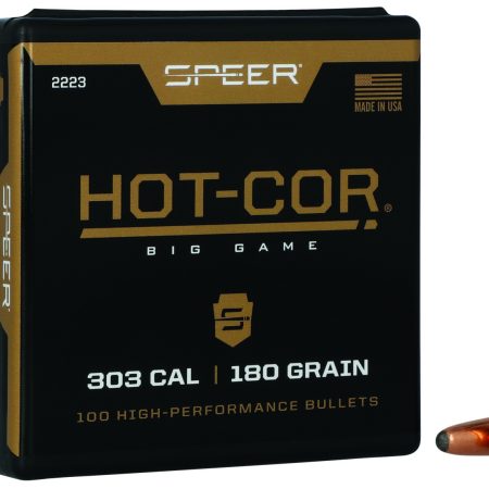 Speer 2223 Hot-Cor  303Cal 180gr Soft Point Round Nose 100 Per Box/5 Case