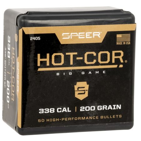 Speer 2405 Hot-Cor  338Cal 200gr Spitzer Soft Point 50 Per Box/5 Case