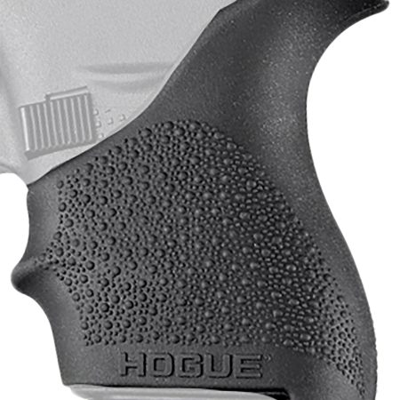 Hogue 18200 HandAll Beavertail Grip Sleeve Textured Black Rubber for Glock 42, 43