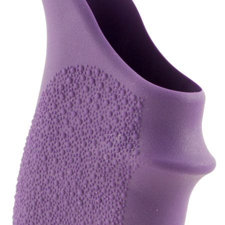 Hogue 18406 HandAll Beavertail Grip Sleeve Textured Purple Rubber for Glock 26, S&W M&P Shield, Ruger LC9