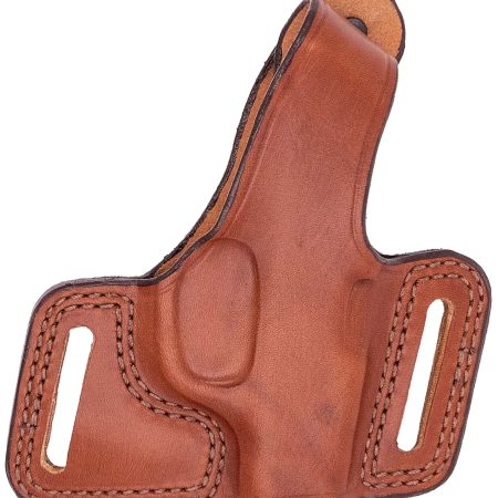 Bianchi 12839 Black Widow OWB Size 02 Tan Leather Belt Slide Fits Ruger Security-Six Fits S&W K Frame 2-4" Right Hand