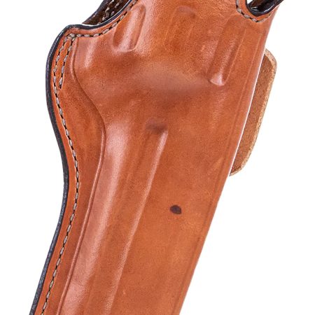 Bianchi 10309 5BHL Thumbsnap  OWB Size 08 Tan Leather Belt Loop Fits S&W N Frame/Colt Anaconda 4" Barrel Right Hand