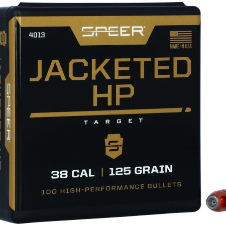 Speer 4013 Handgun 38Cal 125gr Jacketed Hollow Point 100 Per Box/5 Case