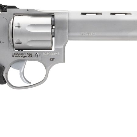 Taurus 2-627069 Tracker 627 Medium 357 Mag 38 Special +P 7 Shot 6.50" Matte Stainless Steel Ported Barrel, Cylinder & Frame, Black Ribber Grip, Transfer Bar Safety, Exposed Hammer