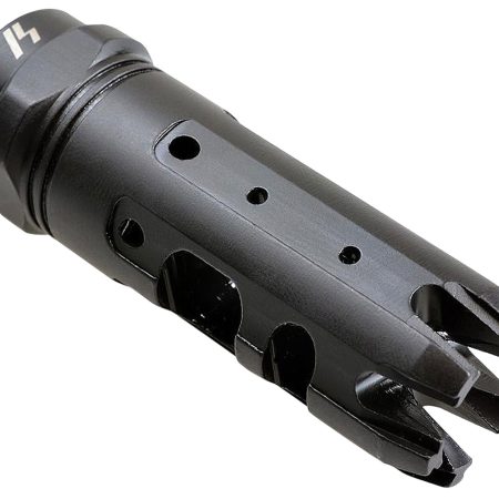 Strike Industries KINGCOMP22 King Comp Black Steel with 1/2"-28 tpi Threads, 2.62" OAL & 0.87" Diameter for 223 Rem, 5.56x45mm NATO AR-Platform