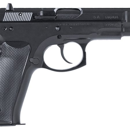 CZ-USA 01130 75BD 9mm Luger 10+1 4.60" Black Steel Barrel, Black Steel Serrated Slide, Black Polycoat Steel Frame w/Beavertail, Black Plastic Grip, Ambidextrous