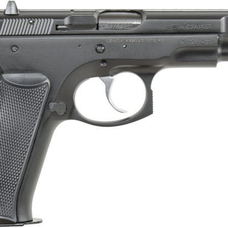 CZ-USA 01102 CZ 75 B 9mm Luger 10+1 4.60" Black Steel Barrel, Black Serrated Steel Slide, Black Polycoat Steel Frame w/Beavertail, Black Plastic Grip