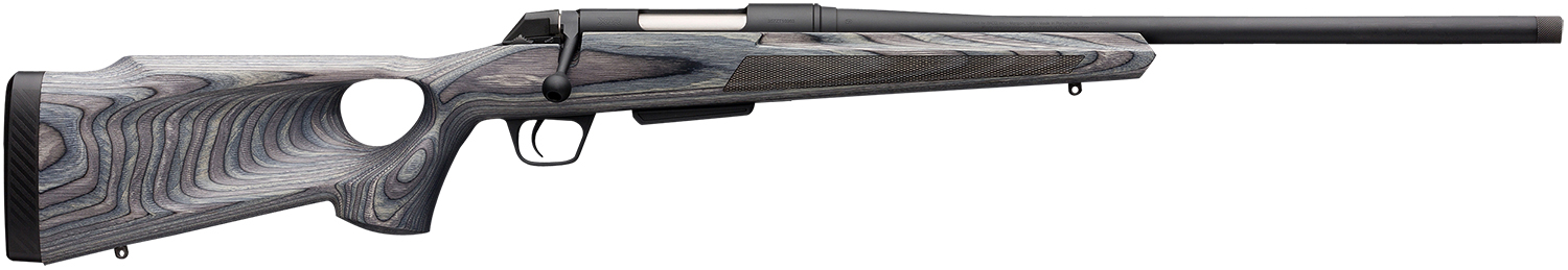 Winchester Guns 535727289 XPR Thumbhole Varmint SR 308 Win Caliber with 3+1 Capacity, 24" Threaded Barrel, Blued Perma-Cote Metal Finish & Matte Black Fixed Thumbhole Stock Right Hand (Full Size)