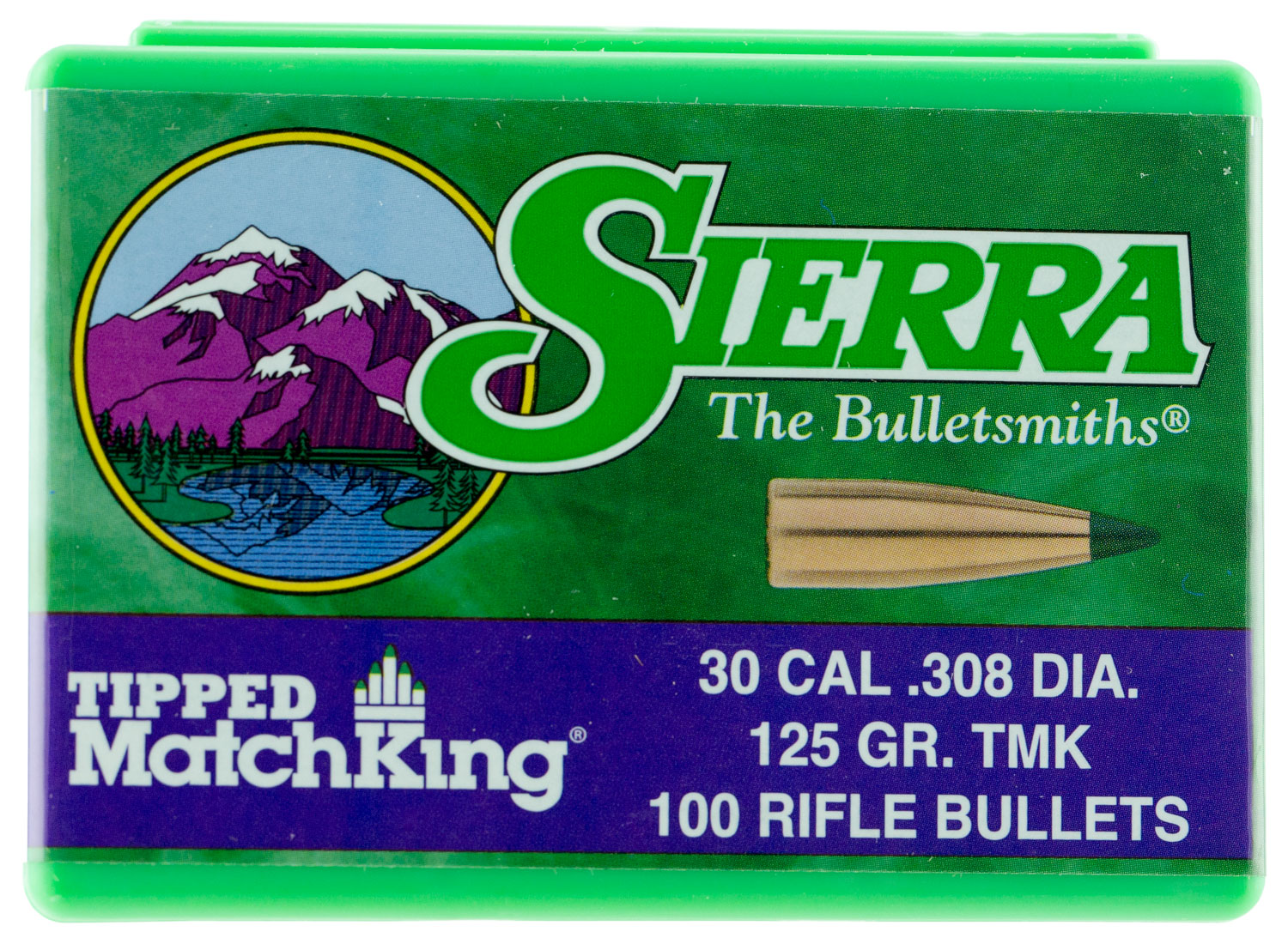 Sierra 7725 Tipped MatchKing 30Cal 125gr Tipped MatchKin 100/Box