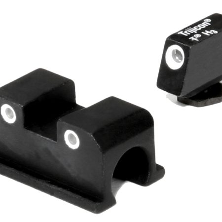 Trijicon 600505 Bright & Tough Night Sights  Green/Tritium White Outline Front Sight-Green/Tritium White Outline Rear Sight Walther Arms P99/PPQ/PPQ M2