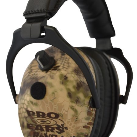 Pro Ears ER300HI ReVO Electronic Muff Polymer 25 dB Over the Head Kryptek Highlander/Black Youth 1 Pair