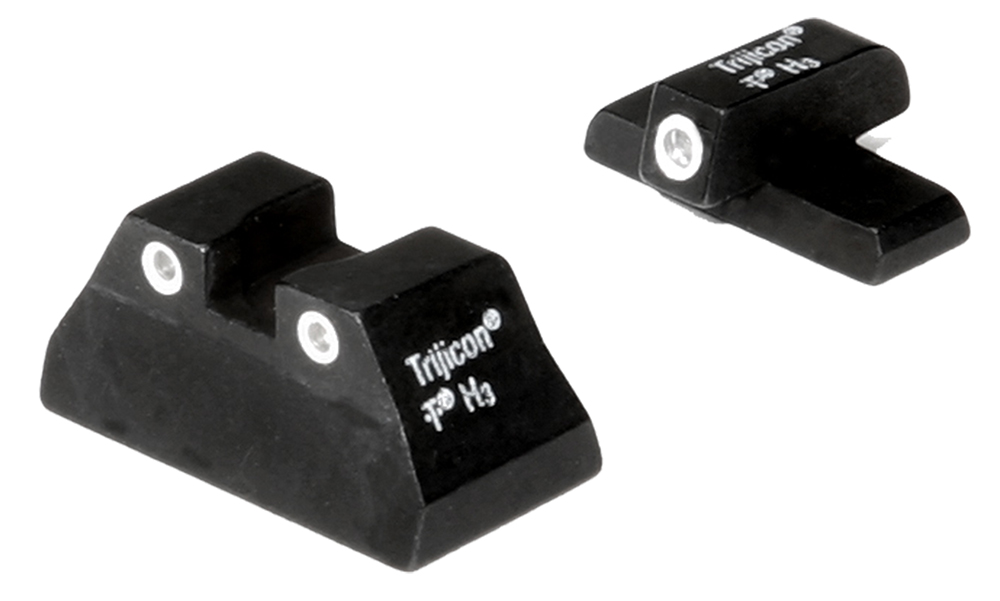 Trijicon 600268 Bright & Tough Night Sights Green/Tritium White Outline Front Sight-Green/Tritium White Outline Rear Sight H&K USP Compact