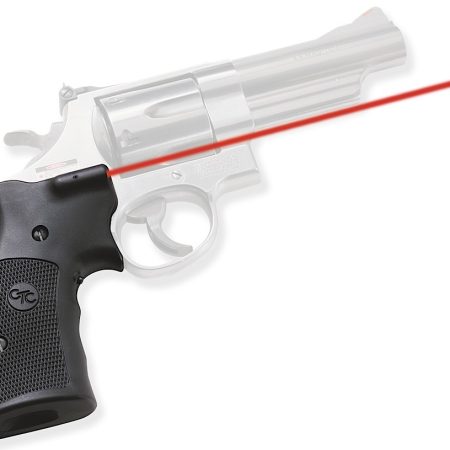 Crimson Trace 011070 Lasergrips  Fits S&W K/L & N Frames, Red Laser 633nM Wavelength 5mW Output, Black Polymer