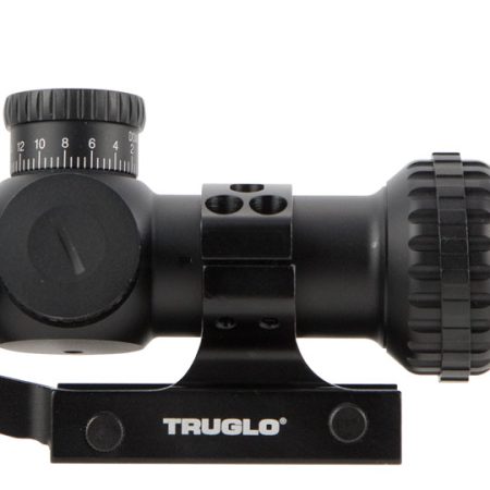TruGlo TG-8514TLR Omnia Tactical Black Anodized 1-4x24mm 30mm Tube Illuminated APTR Reticle
