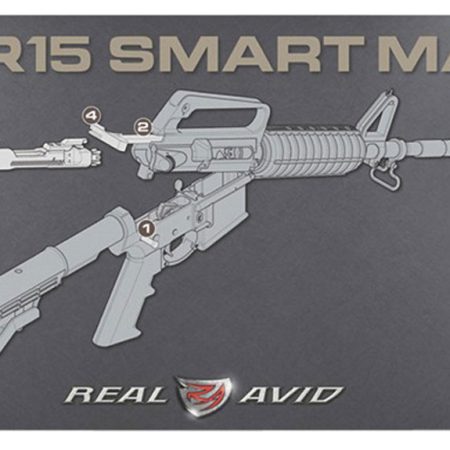 Real Avid AVAR15SM AR-15 Smart Mat Black/Red 43" x 16" AR-15 Diagram Illustration