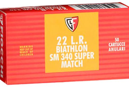 Fiocchi 22SM340 Exacta Super Match 22LR 40gr Round Nose 50 Per Box/100 Case