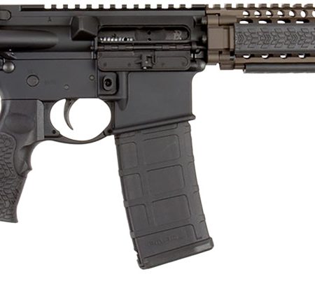 Daniel Defense 0208806027055 DDM4 M4A1 *CA Compliant 5.56x45mm NATO 14" 10+1 Black Hard Coat Anodized 6 Position w/SoftTouch Overmolding Stock with Flat Dark Earth Handguard