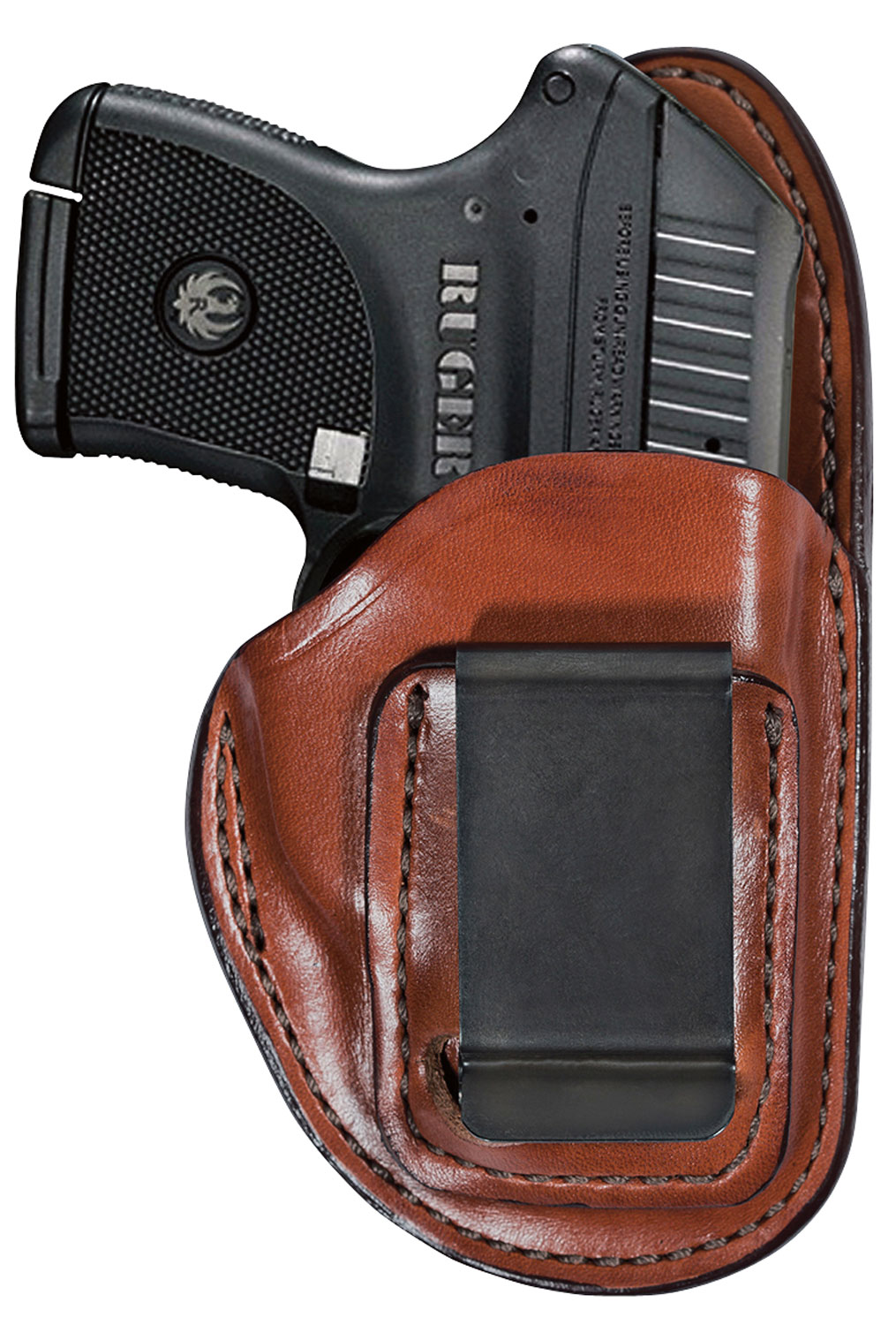 Bianchi 19224 100 Professional Size 08 IWB Leather Tan Belt Clip Fits Sig P238/Colt Pony/Springfield 911 Right Hand