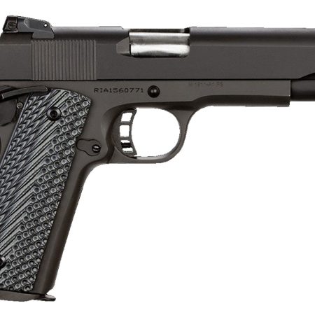 Rock Island 51623 Rock Ultra FS 9mm Luger Caliber with 5" Barrel, 10+1 Capacity, Overall Black Parkerized Finish Steel, Beavertail Frame, Serrated Slide & Black/Gray G10 Grip