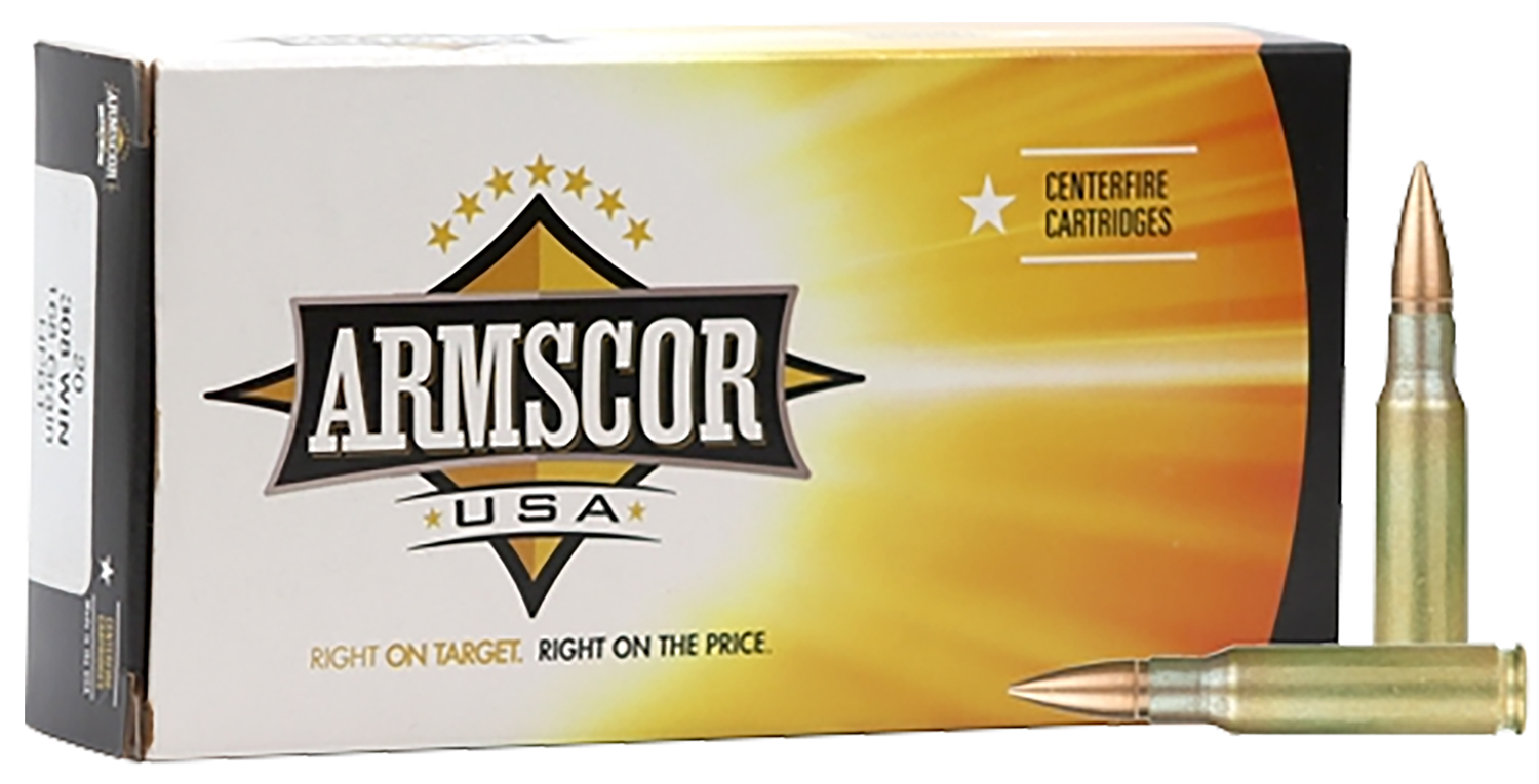 Armscor AC3082N USA 308Win 168gr Hollow Point Boat Tail 20 Per Box/10 Case
