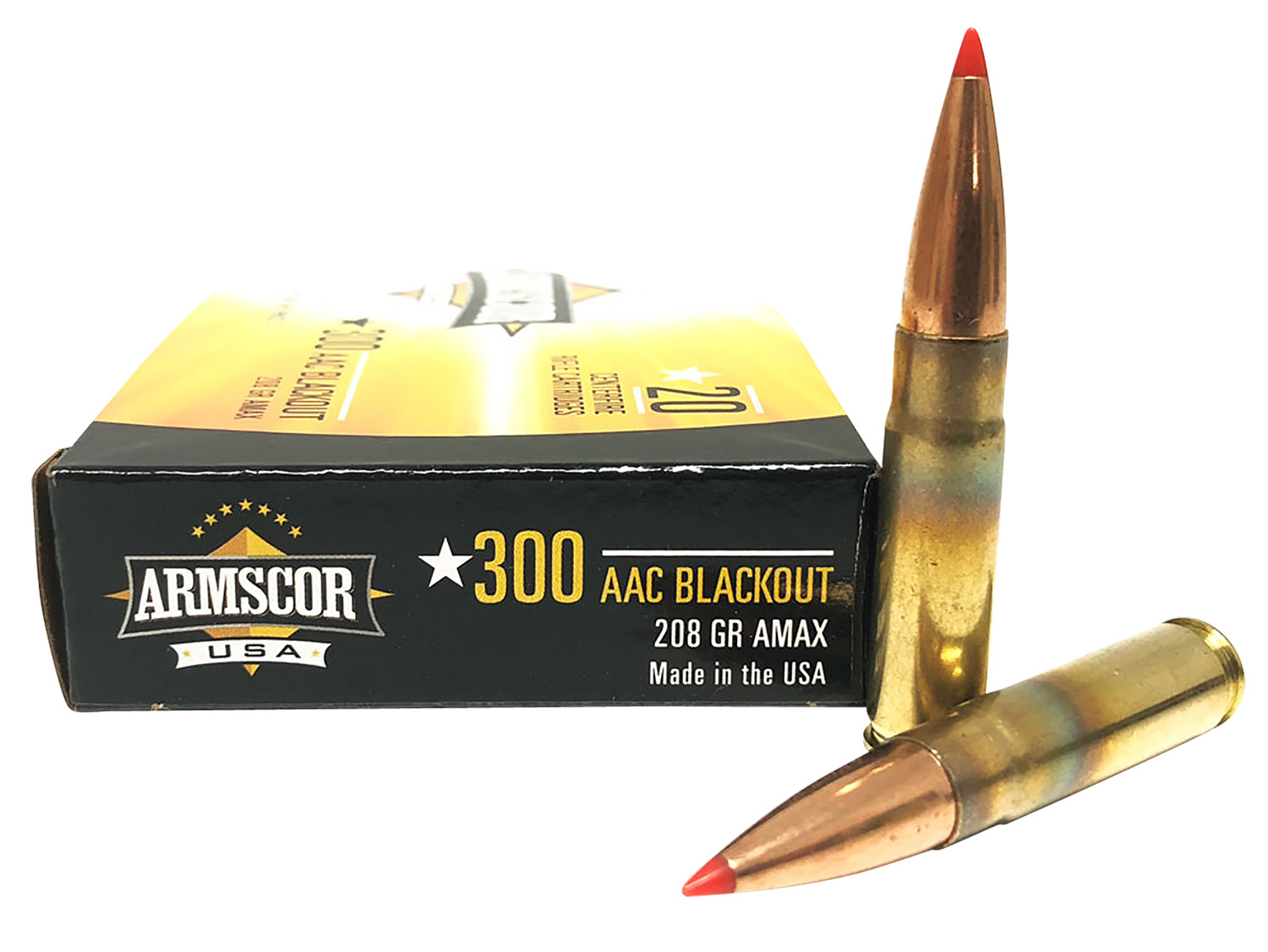 Armscor FAC300AAC2N USA 300Blackout 208gr Hornady A-Max 20 Per Box/10 Case