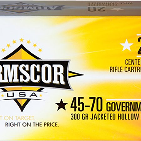 Armscor FAC4570300GR USA  45-70Gov 300gr Jacketed Hollow Point 20 Per Box/10 Case