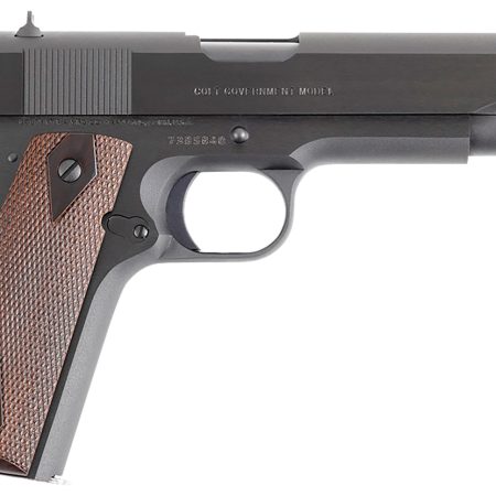 Colt Mfg O1970A1CS Government Series 70 45 ACP 7+1 5" Black National Match Barrel, Blued Carbon Steel Serrated Slide, Blued Carbon Steel Frame w/Beavertail, Rosewood Grip, Ambidextrous