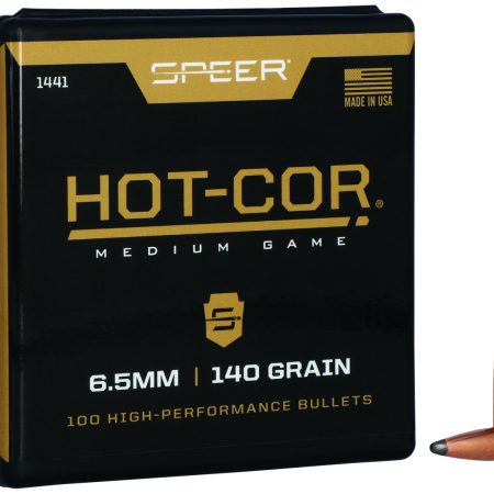 Speer 1441 Hot-Cor  264Cal 140gr Spitzer Soft Point 100 Per Box/5 Case