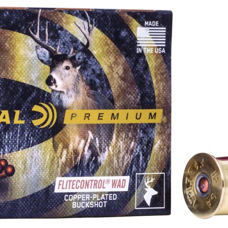 Federal PFC15700 Premium Vital-Shok 12Gauge 3" 12Pellets 00BuckShot 5 Per Box/50 Case
