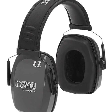 Howard Leight R01524 Leightning L1 Passive Muff 25 dB Over the Head Charcoal/Black Adult