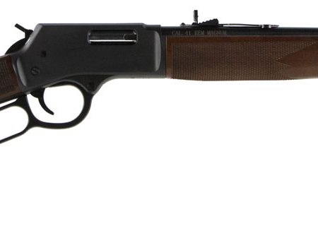 Henry H012M41 Big Boy  Full Size 41 Rem Mag 10+1 20" Blued Steel Barrel, Blued Steel Receiver, American Walnut Wood Stock Right Hand