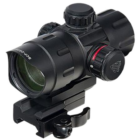UTG SCPDS3840W ITA Black Anoidized 1x 38mm Tube 4 MOA Red/Green CBQ Dot Reticle