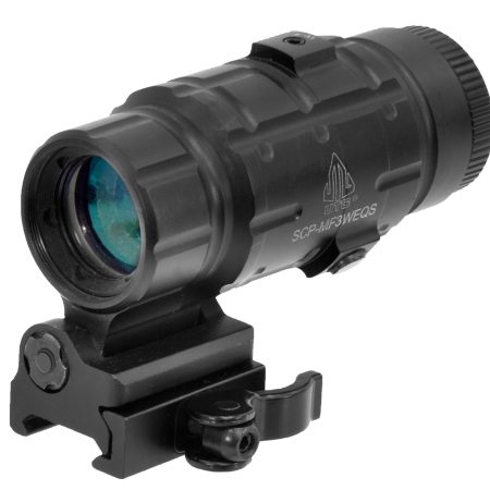 UTG SCPMF3WEQS 3x Magnifier Black Anodized 37 mm