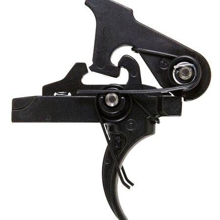Geissele Automatics 05145 G2S  Two-Stage Curved Trigger w/4.25-4.75 lbs Draw Weight, Black Oxide Finish for AR-15/AR-10