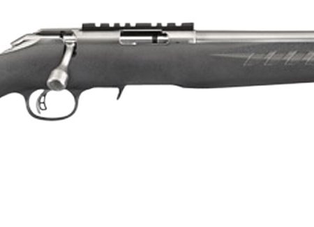 Ruger 8353 American Rimfire Full Size 17 HMR 9+1 18" Satin Stainless Steel Threaded Barrel & Receiver w/Scope Rail, Black Fixed Synthetic Stock, Right Hand