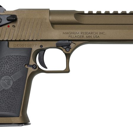 Magnum Research DE50BB Desert Eagle Mark XIX 50 AE 6" 7+1 Burnt Bronze Cerakote Carbon Steel Frame & Slide Black Rubber Grip