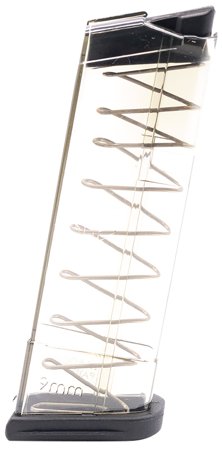 ETS Group GLK439 Pistol Mags 9rd 9mm Luger Compatible w/ Glock 43 Clear Polymer