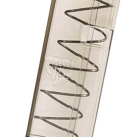 ETS Group GLK429 Pistol Mags 9rd Extended 380 ACP Compatible w/Glock 42 Clear Polymer