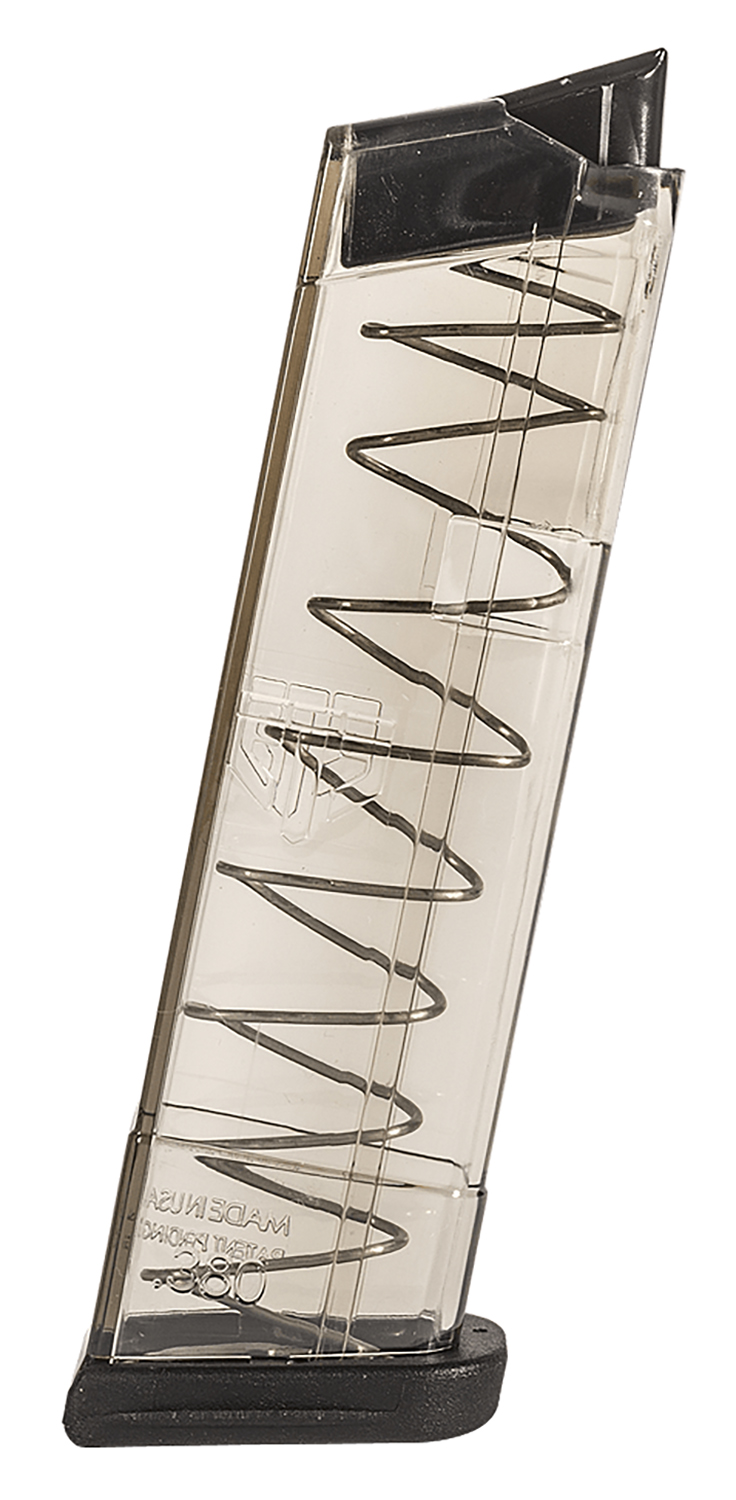 ETS Group GLK429 Pistol Mags 9rd Extended 380 ACP Compatible w/Glock 42 Clear Polymer