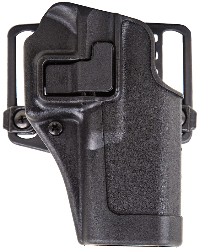 Blackhawk 410501BKR Serpa CQC OWB Size 01 Matte Black Polymer Belt Loop/Paddle Compatible w/Glock 26/27/36 Right Hand