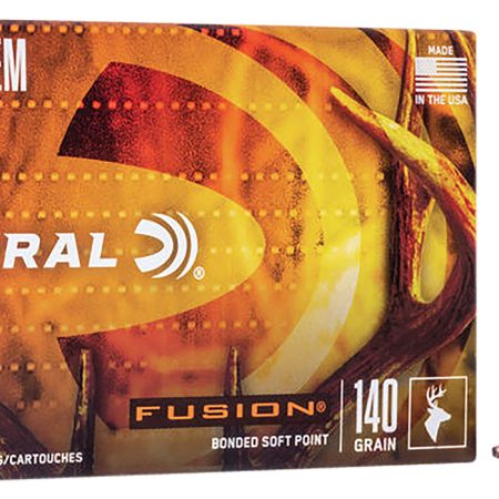 Federal F708FS1 Fusion  7mm-08Rem 140gr Bonded Soft Point 20 Per Box/10 Case