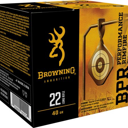 Browning Ammo B194122400 BPR Performance Rimfire  22LR 40gr Lead Round Nose 400 Per Box/4 Case
