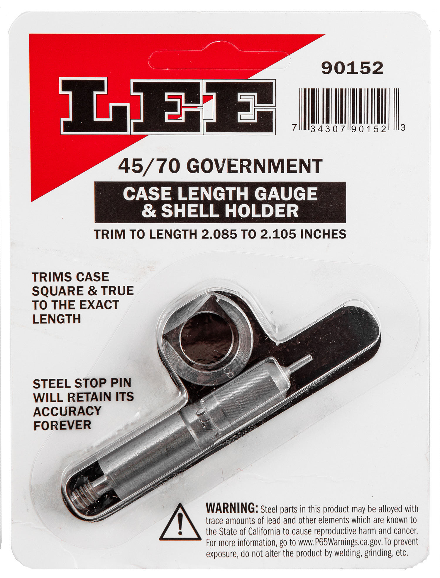 Lee Precision 90152 Case Length Gauge 45-70 Gov
