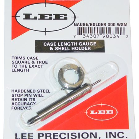 Lee Precision 90034 Case Length Gauge  Silver 300 WSM Steel