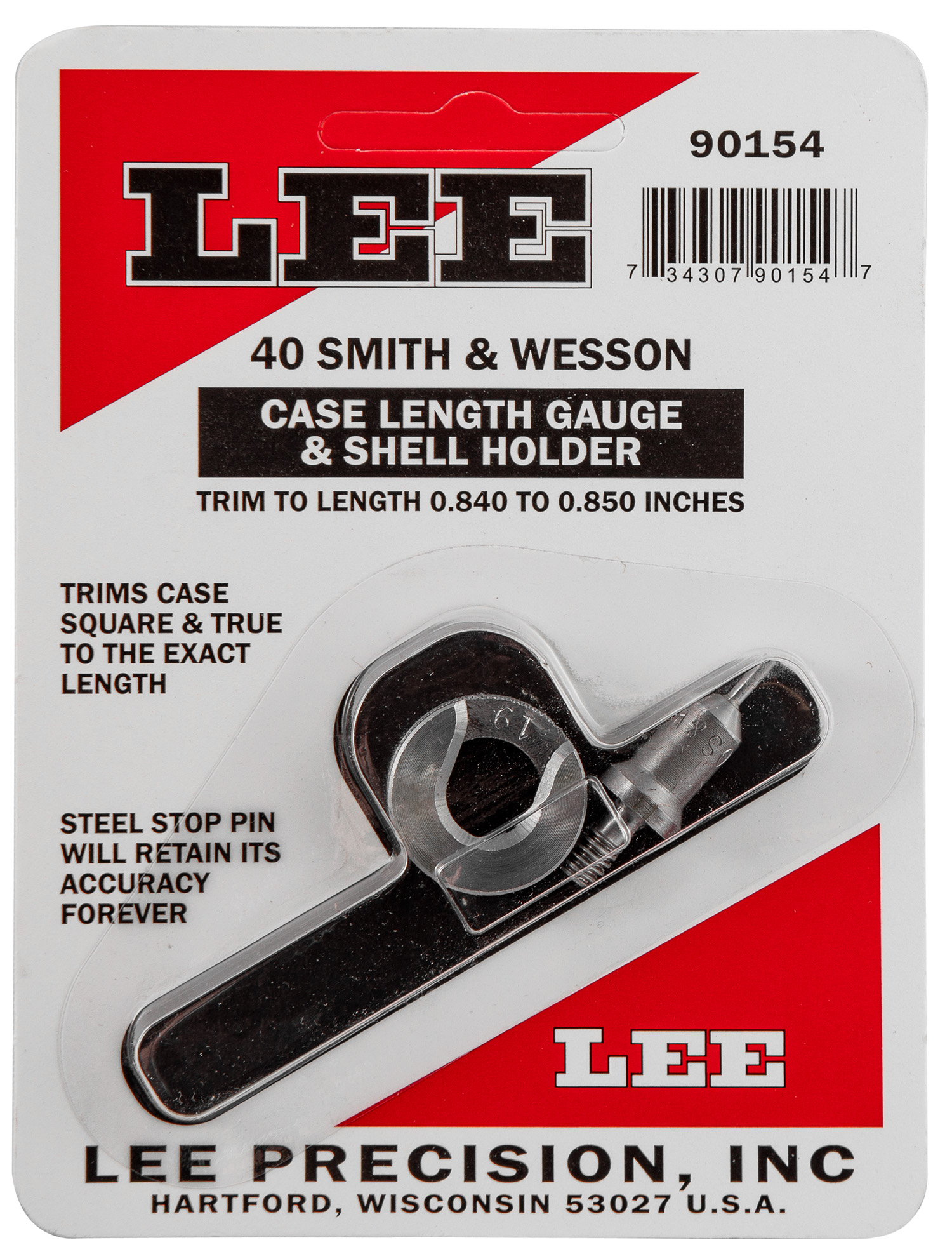 Lee Precision 90154 Case Length Gauge 40 S&W