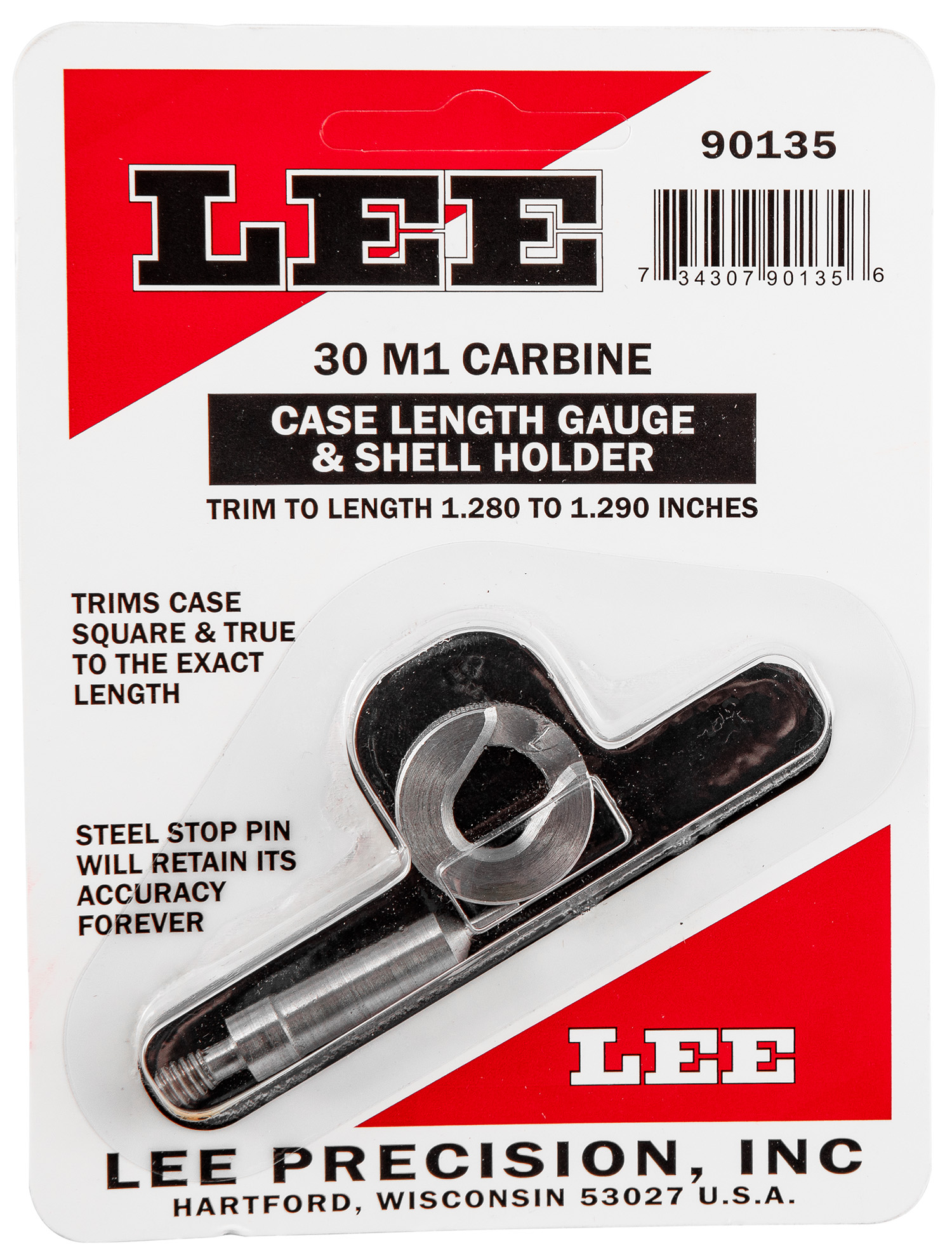 Lee Precision 90135 Case Length Gauge 30M1 Carbine