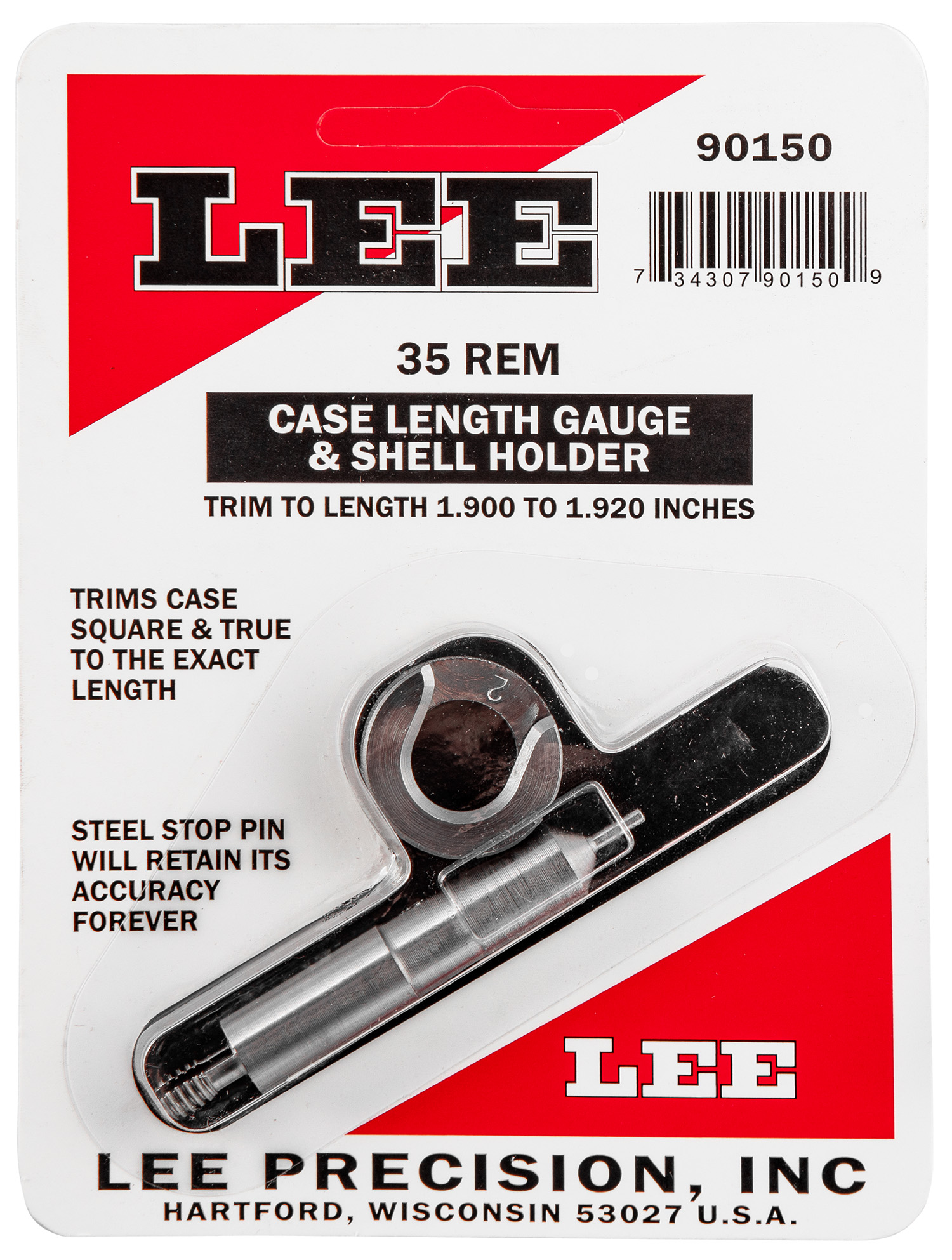 Lee Precision 90150 Case Length Gauge 35 Rem