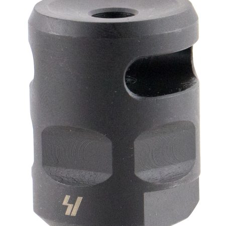 Strike Industries WHCOMP556 WarHog Comp  Black Steel with 1/2"-28 tpi Threads, 1.27" OAL & 0.26" Diameter for 223 Rem, 5.56x45mm NATO AR-Platform